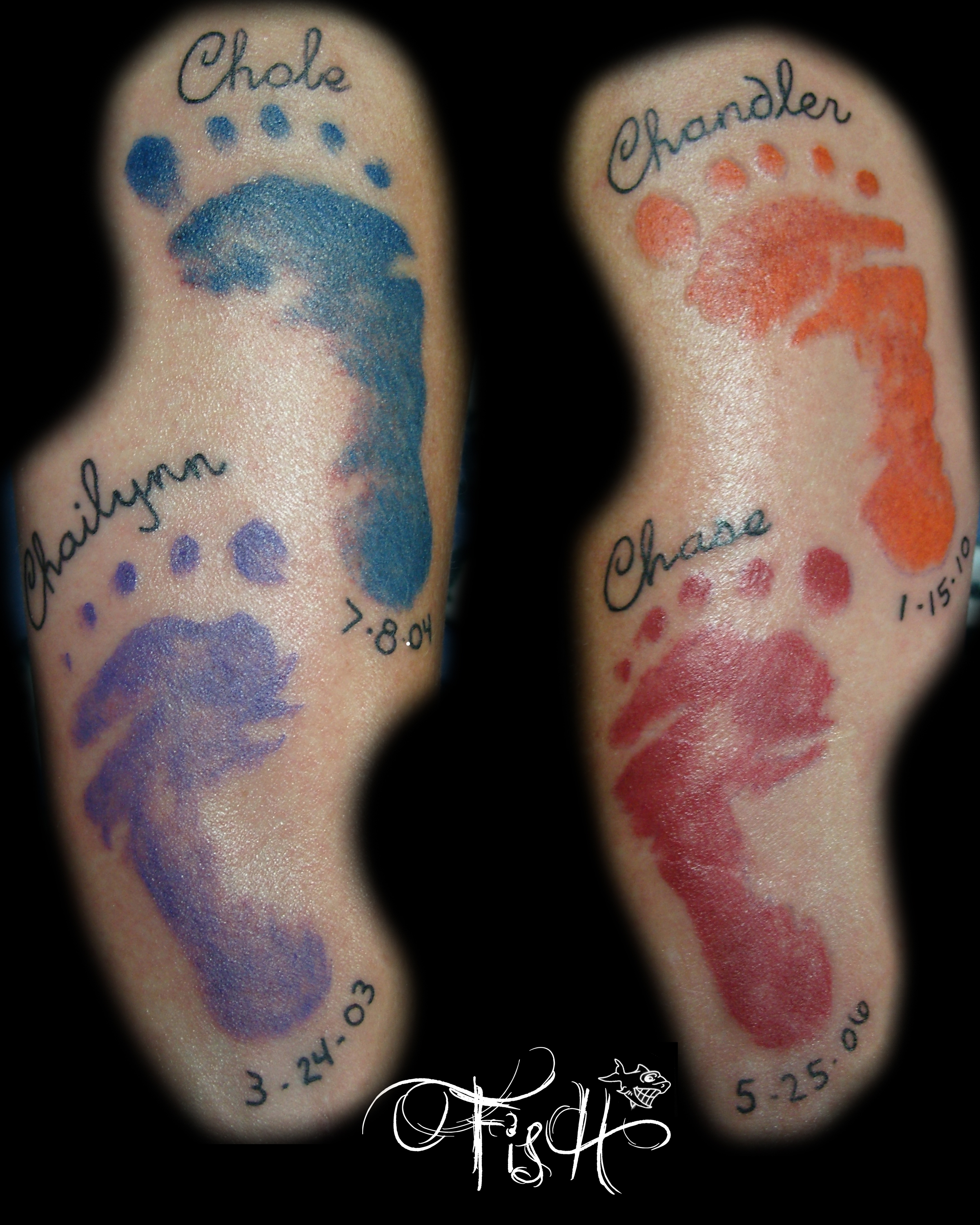 color feet